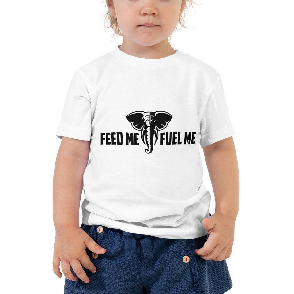 Toddler Short Sleeve Tee feed me